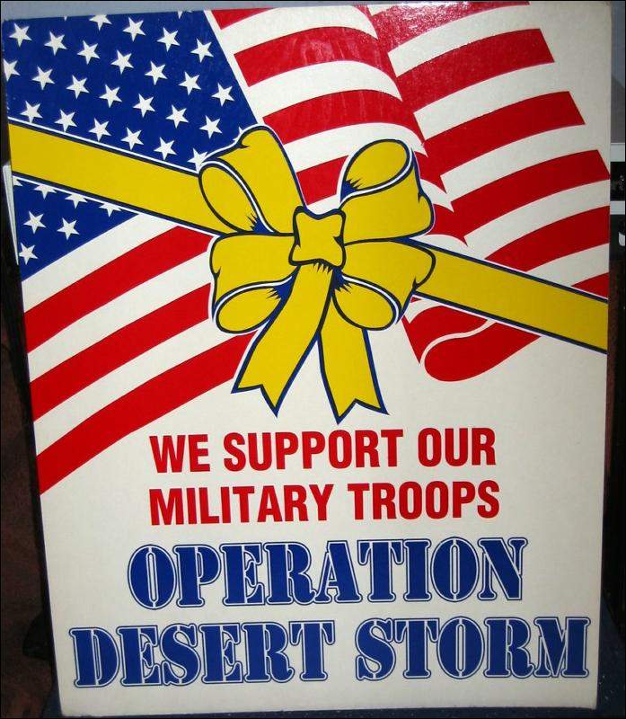 Desert Storm Sign