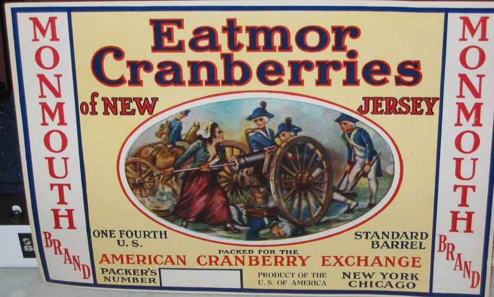 Eatmor Cranberries Label
