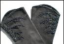 Beaded Black Opera Gloves