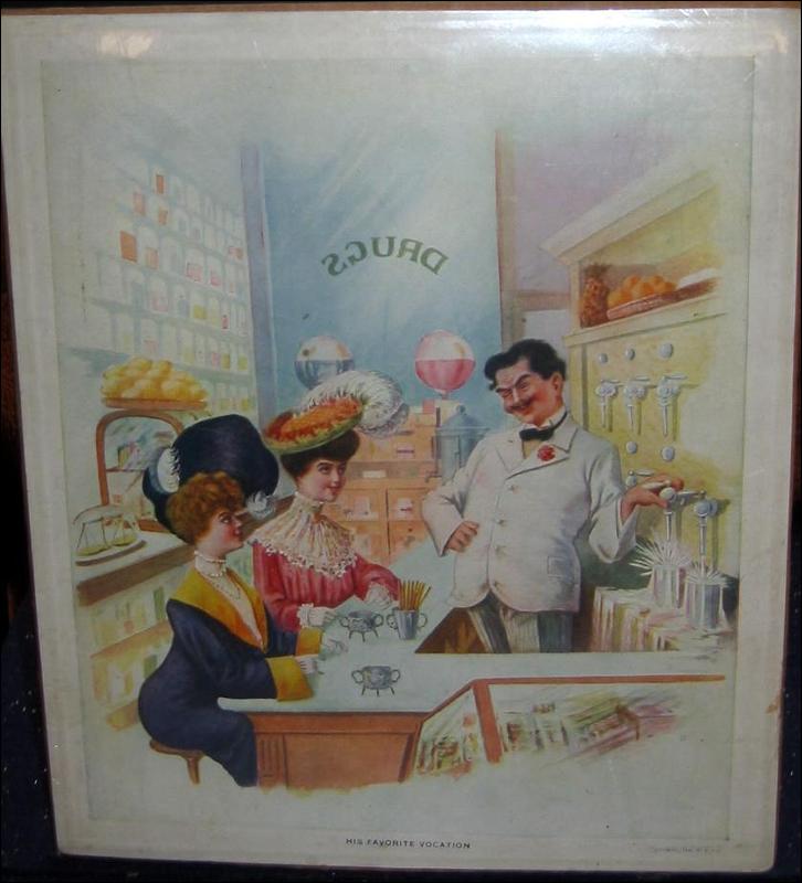 Soda Fountaint Pharamcy Sign