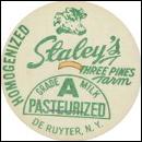 Staley's Milk Bottle Cap Green