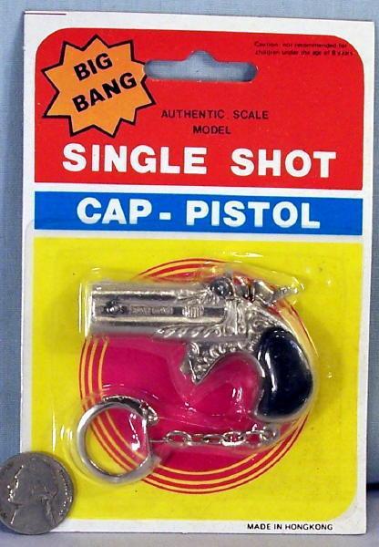 Cap Gun Keychain on Display Card #3