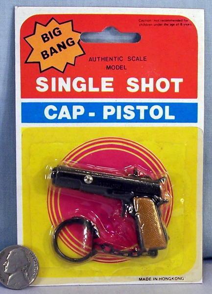 Cap Gun Keychain on Display Card #4