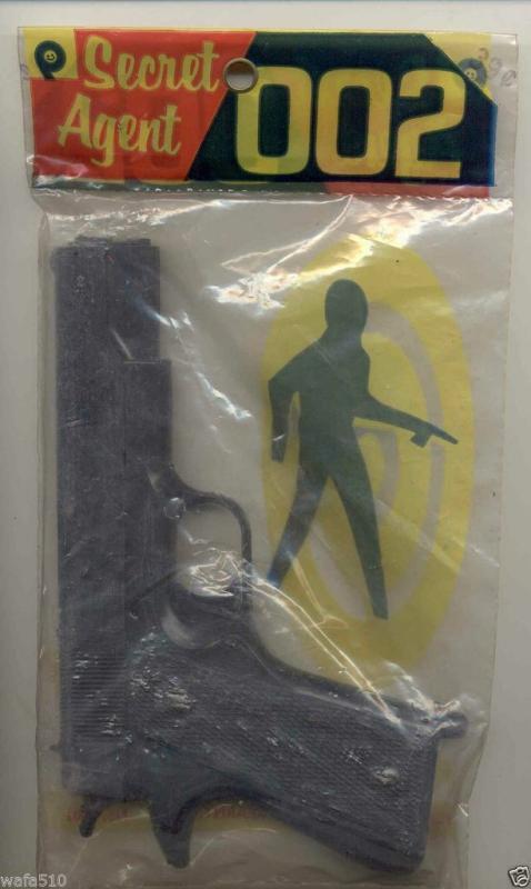 Secret Agent 002 Play Toy Gun in Pack