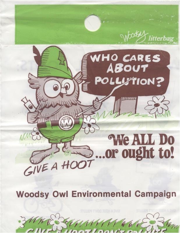 Woodsy Owl Litterbag
