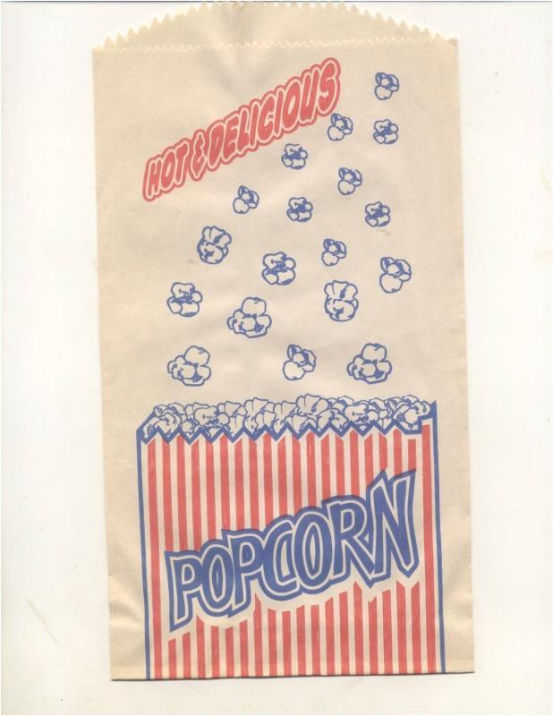 Hot Delicious Movie Popcorn Bag