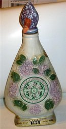 Jim Beam Decanter - Village Lombard Floral -