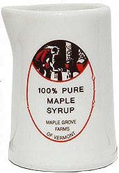 Maple Grove Farms China Syrup Creamer