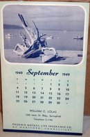 Phoneix Mutual Life Insurance 1949 Blotter