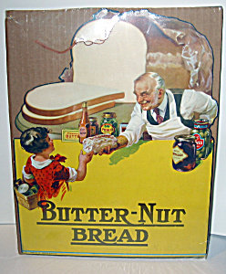 Butter-nut Bread Store Display Sign