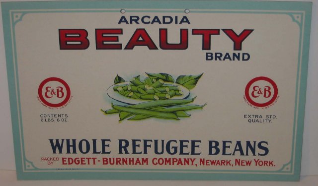 Refugee Green Beans Farm sign