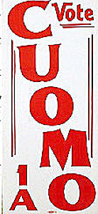 Mario Cuomo NY Governor Poster