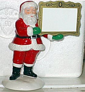 New Village Accessories SANTA CLAUS figure