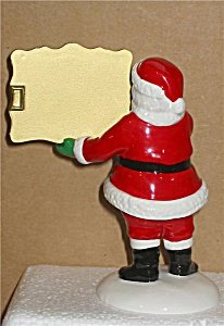 New Village Accessories SANTA CLAUS figure