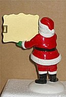 New Village Accessories SANTA CLAUS figure
