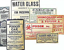 Medicine Poison Labels