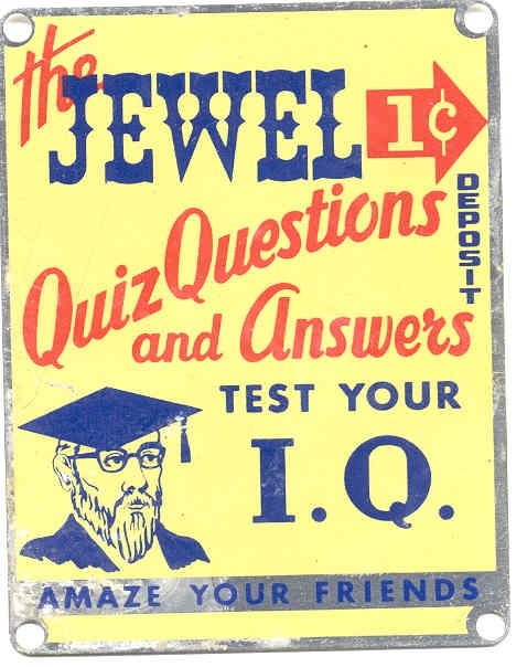 Fortune Teller Sign - Professor IQ 1950s