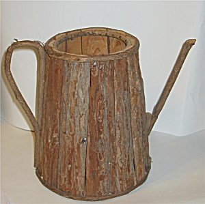 Wood Watering Can Store Display