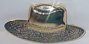 Fedora Hat Pin Brooch