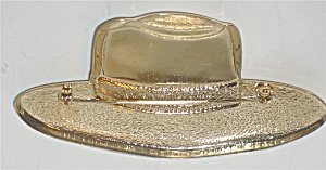 Fedora Hat Pin Brooch