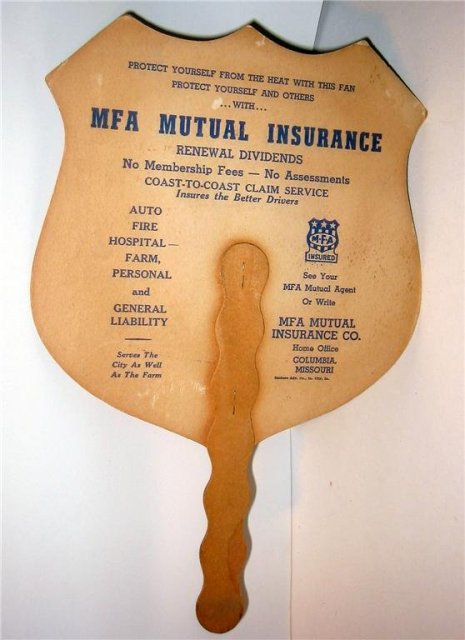 MFA Mutual Insurance Ad Fan