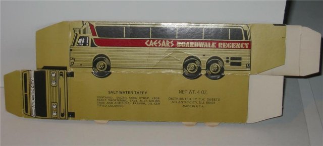 Atlantic City Caesars Casino Taffy Candy Box
