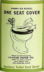 Toilet Seat Label 1928