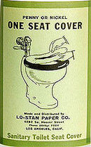 Toilet Seat Label 1928