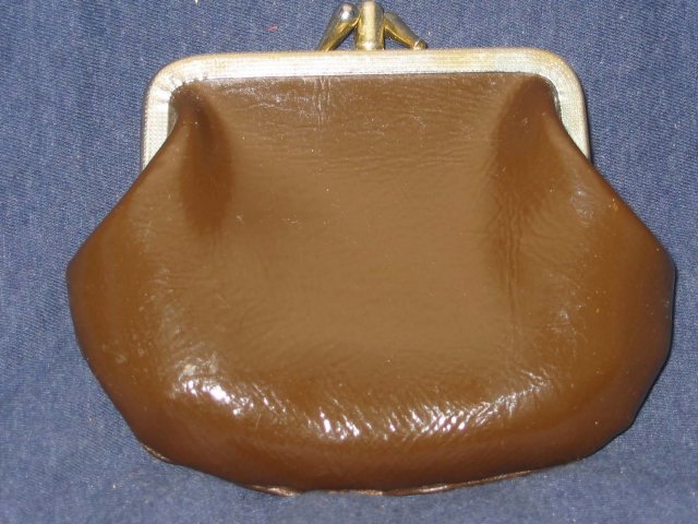 Vinyl Change Purse 1940s