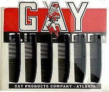 Gay Comb Hair Store Display FULL 1940s