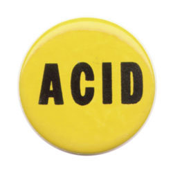Acid Pinback Pin Button