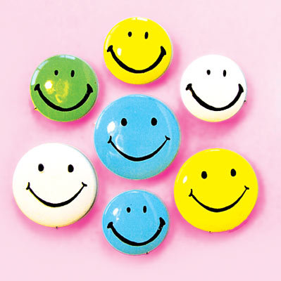 Happy Smile Pinbacks