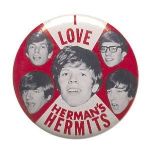 Herman's Hermits Pinback Pin