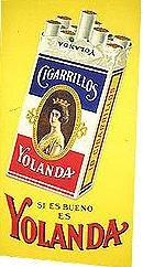 Yolanda Cigarillos Store Sign Poster