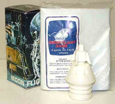 Avon Flight to Moon Shampoo Bottle in box