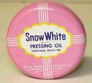 Snow White Cosmetic Pressing Oil Tin Full