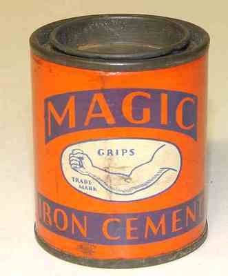Magic Iron Cement Tin