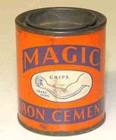 Magic Iron Cement Tin