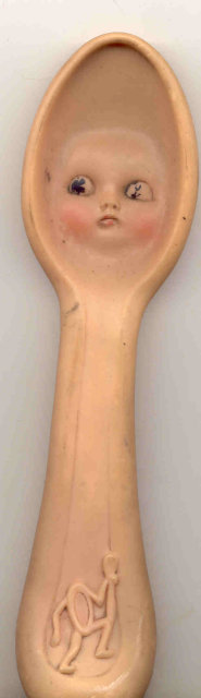 Child's Squeak Food Spoon Toy