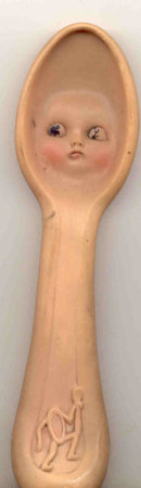 Child's Squeak Food Spoon Toy