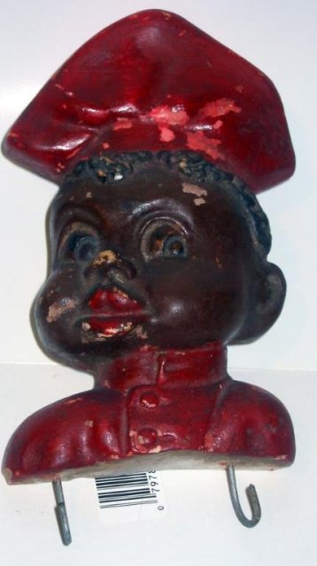Black Americana Chef Chalkware Kitchen Hanger