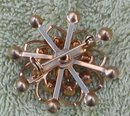 Rhinestone Snowflake Brooch Pin
