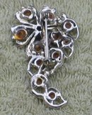Crystal Pin brooch