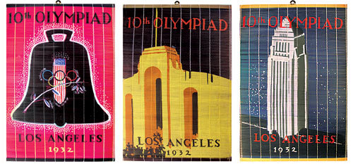 1932 Olympics Wood Wall Hanging