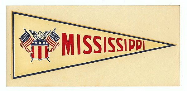 Mississippi Water Dip Decal Sign