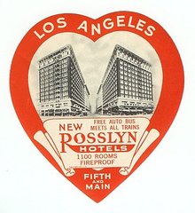 Rossyln Hotels Luggage Label