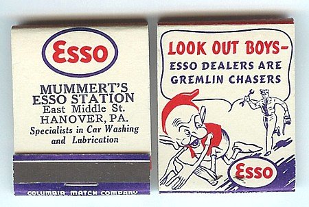 Esso Gas Matchbooks