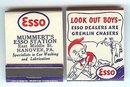 Esso Gas Matchbooks