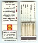 Old Vintage SHELL OIL MATCHBOOK full