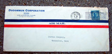 old vitnage LA CALIFORNIA POSTED ENVELOPE 1930s